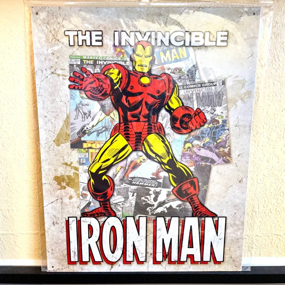 NEW Iron Man Metal Sign
